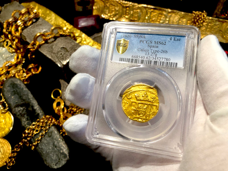 Spain 4 Escudos 1630-55 "Brute Style" PCGS 62 3