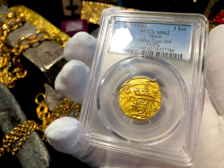 Spain 4 Escudos 1630-55 "Brute Style" PCGS 62