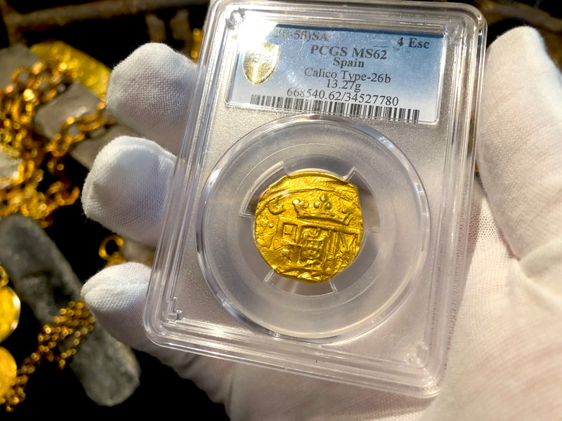 Spain 4 Escudos 1630-55 "Brute Style" PCGS 62 8