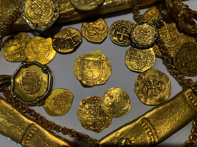 Spain 2 Escudos 1613 "Dated" NGC 53 Pirate Gold Coins Treasure 3