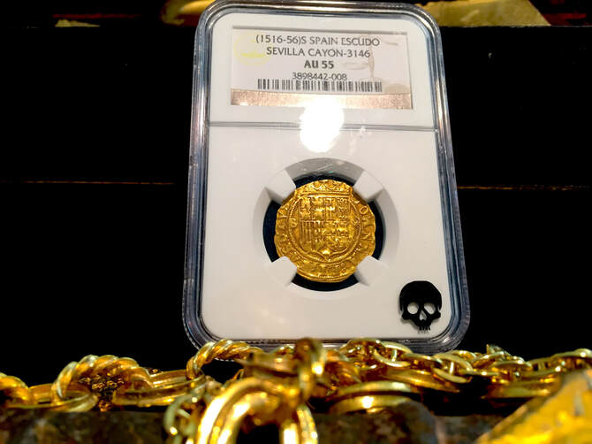 Spain 1 Escudo 1516-56's 33