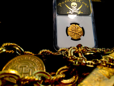 Peru  4 Escudos  1700  "1715 Plate Fleet- Only 3 Known"  NGC 62 8