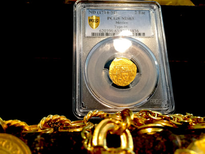 Mexico  2 Escudos  1711-13  "Crisp Strike- Partial Date"  PCGS 63 4