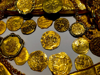 Spain 2 Escudos 1598-1621 "Philip III" NGC 53 Pirate Gold Coins 6