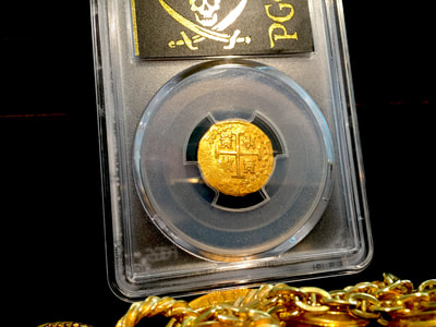 Peru  2 Escudos  1709  "1715 Plate Fleet Shipwreck- Rare Date"  NGC 63 2