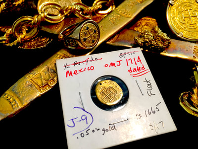 Mexico  1 Escudo  1714  "1715 Plate Fleet Shipwreck"  RAW 5