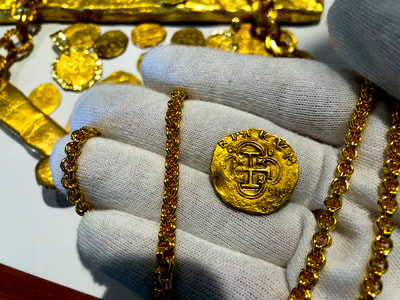 Spain 2 Escudos 1598-1621 "Philip III" NGC 53 Pirate Gold Coins 5