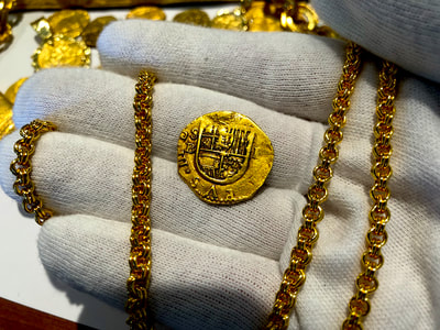 Spain 2 Escudos 1598-1621 "Philip III" NGC 53 Pirate Gold Coins 10