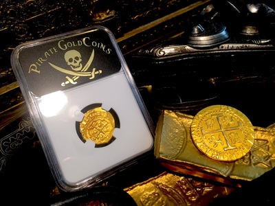 Mexico 2 Escudos 1711-13  "1715 Plate Fleet 300th Anniversary" Gold Cob Doubloon Queen's Dowery! Cross  NGC 63 9