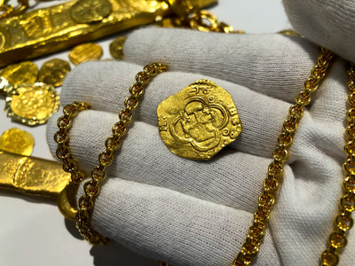 Spain 2 Escudos 1613 "Dated" NGC 53 Pirate Gold Coins Treasure 11