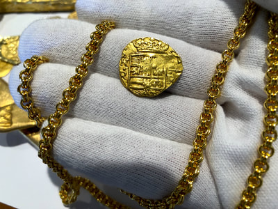 Colombia 2 Escudos 1660 "Full 4 Digit Date" NGC 58 Pirate Gold Coins 11