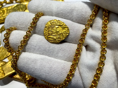 Colombia 2 Escudos 1660 "Full 4 Digit Date" NGC 58 Pirate Gold Coins 3