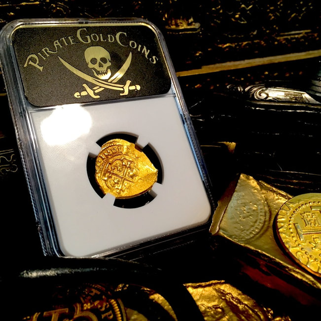 Mexico 2 Escudos 1711-13 "1715 Plate Fleet Anniversary" NGC 63 Gold Cob Doubloon