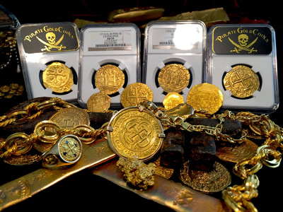 Peru  8 Escudos  1714/3  "Only 1 Known- 1715 Plate Fleet"  NGC 62 23