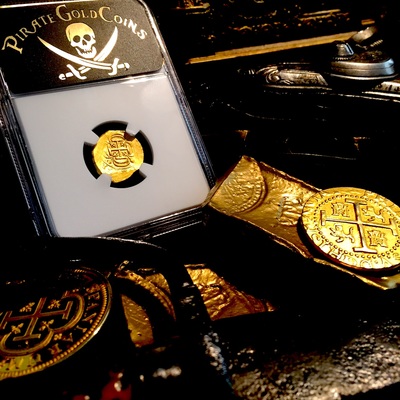 Mexico 1 Escudo 1714 "1715 Plate Fleet Shipwreck- 300th Anniversary Find" NGC 63 Gold Doubloon Queen's Dowery! 7