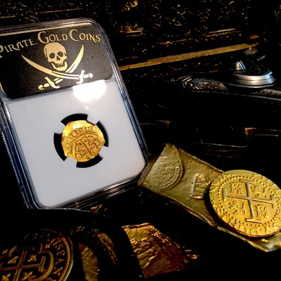 Mexico 2 Escudos 1711-13  "1715 Plate Fleet Shipwreck" ~ NGC 63 ~  300th Anniversary Find!! Queen's Dowery! Loreign Cross 7