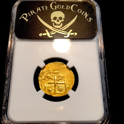Mexico 2 Escudos  1705-1715  "1715 Plate Fleet Shipwreck" NGC 58 4