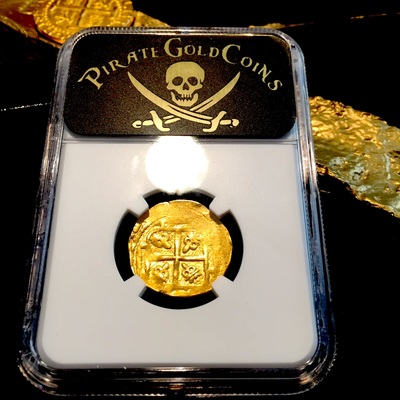 Mexico 2 Escudos  1705-1715  "1715 Plate Fleet Shipwreck" NGC 58 5