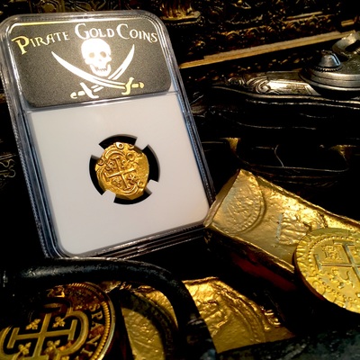 Colombia 2 Escudos "1715 Plate Fleet Shipwreck" 1693 Full 4 Digit Date! Only 1 Known  NGC 62 Mint State! - 300th Anniversary Find 6