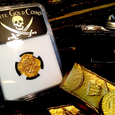 Mexico 1703 "Full 4 Digit Date!" 2 Escudos  NGC 63  300th Anniversary 1715 Plate Fleet Shipwreck Find! 6