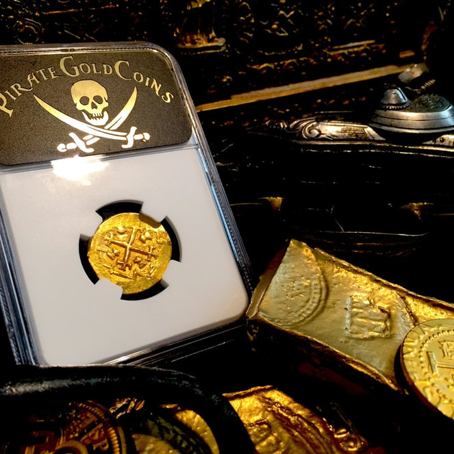 Mexico 2 Escudos 1711-13 Gold Cob Doubloon "1715 Fleet 300th Anniversary" Queen's Dowery! Cross ~ NGC 63