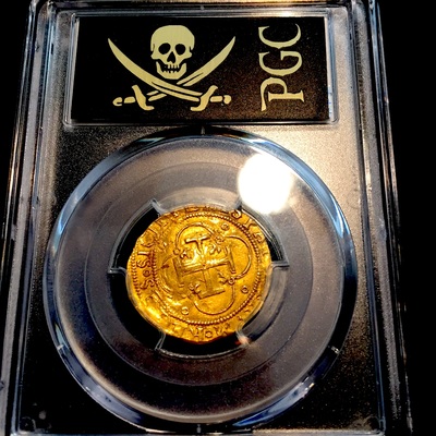 Spain  1 Escudo  1504-55  ~ PCGS 55 ~ 7