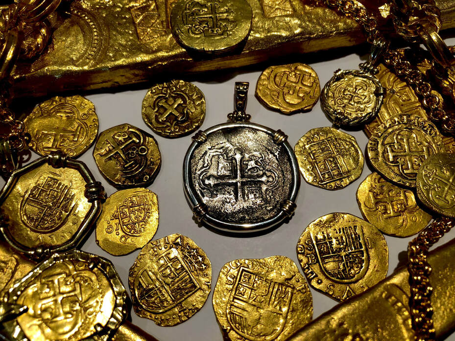 Mexico 4 Reales 1621 "Marvillas Shipwreck" Ship Pendant