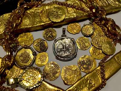 Mexico 4 Reales 1621 "Marvillas Shipwreck" Ship Pendant 4