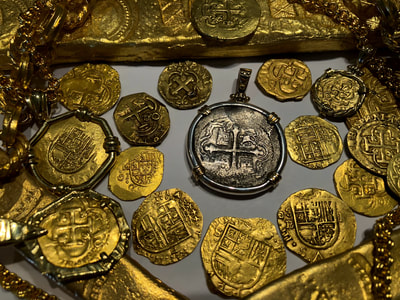 Mexico 4 Reales 1621 "Marvillas Shipwreck" Ship Pendant 5