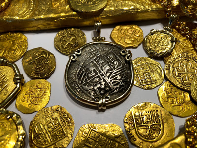 Bolivia 8 Reales 1622 "Atocha Shipwreck w. Mel Fisher COA"  14kt Bezel 4