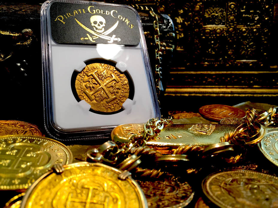 Peru  8 Escudos  1714/3  "Only 1 Known- 1715 Plate Fleet"  NGC 62