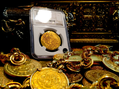 Mexico  8 Escudos 1714  "1715 Plate Fleet - Finest Known"  NGC 64 2