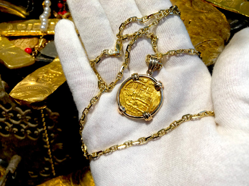 Spain 4 Escudos 1630-47 "Brute Style" Treasure Jewelry 6