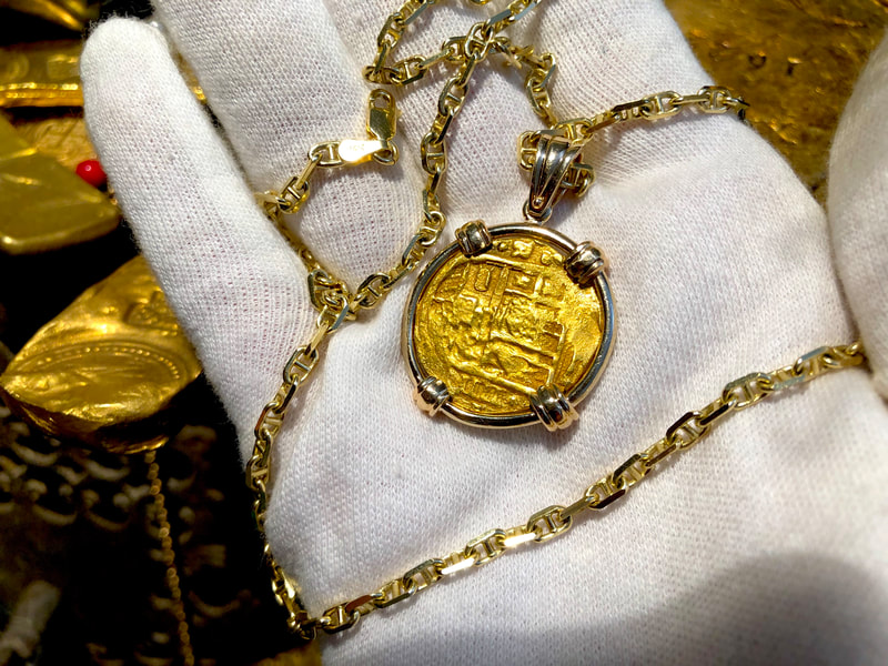 Spain 4 Escudos 1630-47 "Brute Style" Treasure Jewelry 9