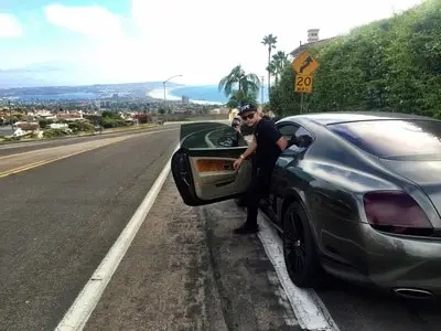 Pirate Bentley Continental GT — Custom Upgraded Rims & Headrests 13