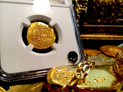 Mexico  2 Escudos  1714  "Only had 1 other 64 w/ no date"  NGC 64 3