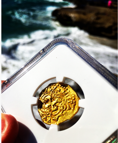 Colombia 2 Escudos "La Luz Shipwreck" 1739 "Dated" NGC 62 7