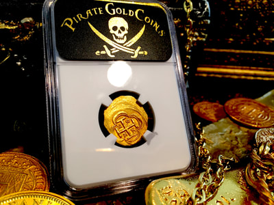 Mexico  2 Escudos  1714  "1715 Plate Fleet Shipwreck"  NGC 65 11