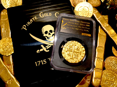 Peru 8 Escudos 1708 Gold Plated Pirate Gold Coins Shipwreck Collection 6
