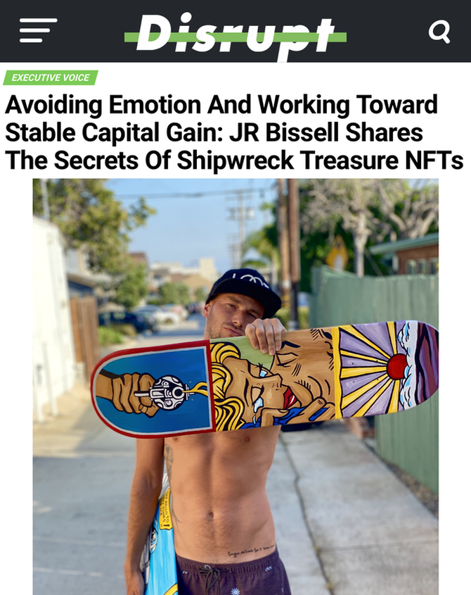 Disrupt Magazine - First NFTs Backed by Shipwreck Treasure