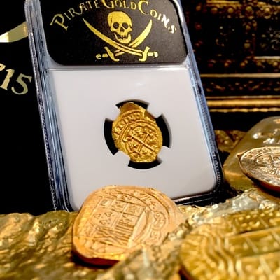 Mexico 2 Escudos 1711-13 "1715 Plate Fleet Shiowreck - 300th Anniversary" NGC 63 9