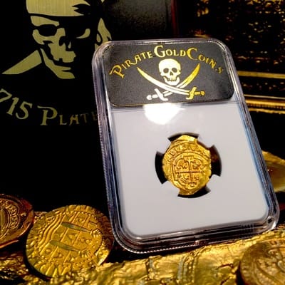Mexico 2 Escudos 1711-13  "1715 Plate Fleet Shipwreck - 300th Anniversary Find"  NGC  63 2