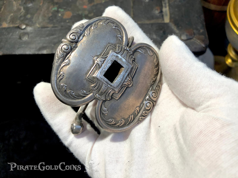 1715 Fleet Shipwreck Silver Sword Handle Queen's Jewels 8