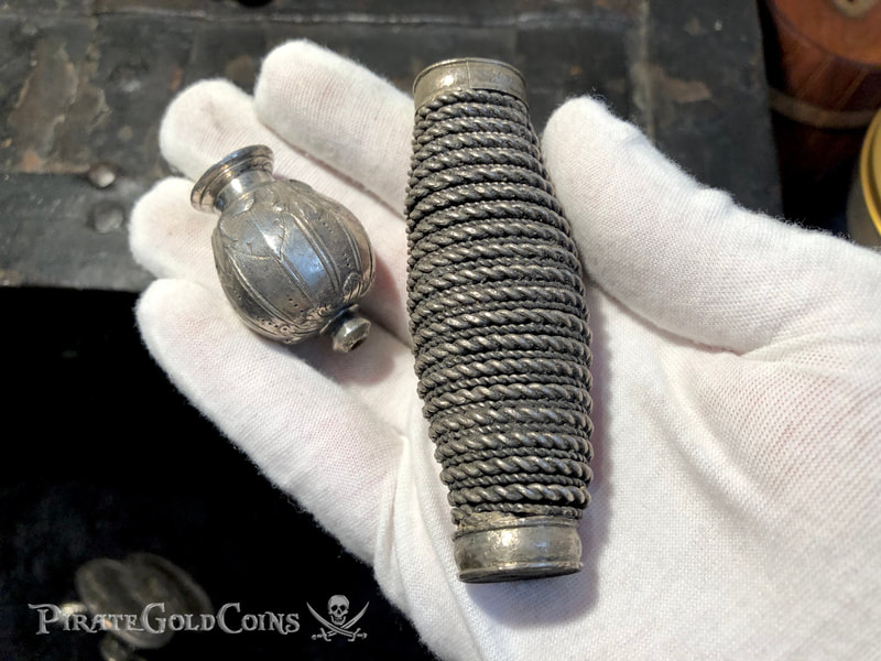 1715 Fleet Shipwreck Silver Sword Handle Queen's Jewels 10