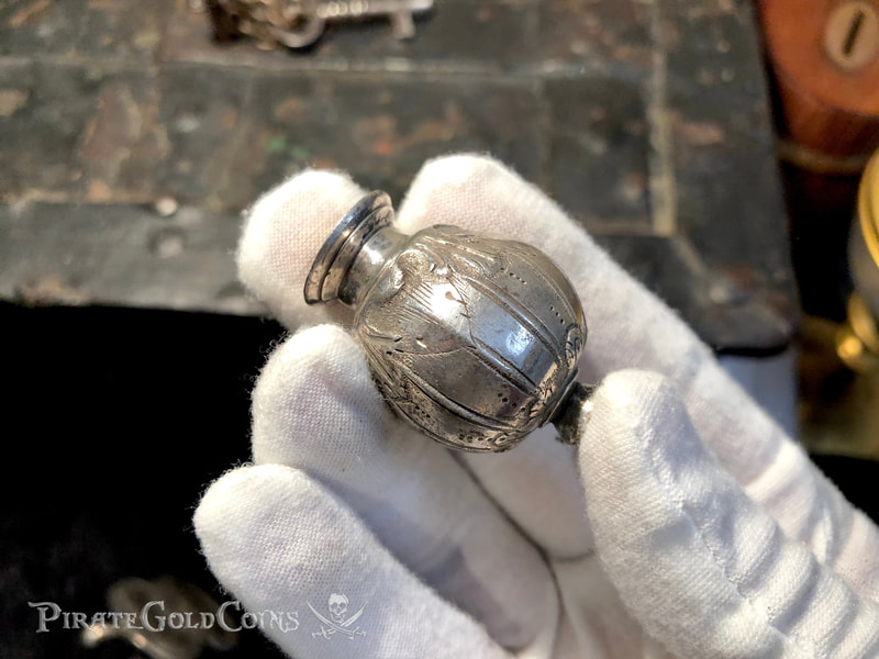 1715 Fleet Shipwreck Silver Sword Handle Queen's Jewels 12