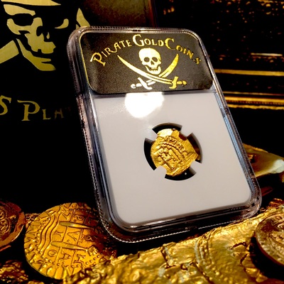 Mexico  1 Escudos  1690-1701  "Jeweled Cross!"  NGC 61  1715 Plate Fleet Shipwreck 300th Anniversary Find 2