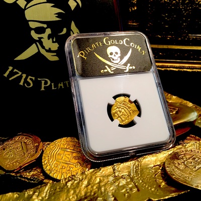 Mexico  1 Escudos  1690-1701  "Jeweled Cross!"  NGC 61  1715 Plate Fleet Shipwreck 300th Anniversary Find 8