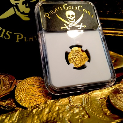 Mexico  1 Escudos  1690-1701  "Jeweled Cross!"  NGC 61  1715 Plate Fleet Shipwreck 300th Anniversary Find 3