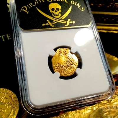 Colombia 2 Escudos 1699 "1715 Plate Fleet Shipwreck- 300th Find"  NGC 60 7