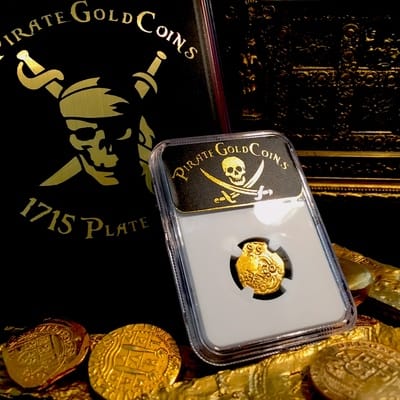 Colombia 2 Escudos 1699 "1715 Plate Fleet Shipwreck- 300th Find"  NGC 60 8